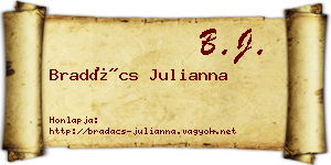 Bradács Julianna névjegykártya