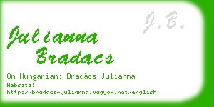julianna bradacs business card